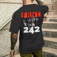 Ebm-Front Electronic Body Music Pro-Frnt-242 Camiseta Hombre Estampado Espalda Regalos para él