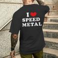 Me Encanta El Speed Metal Me Encanta El Speed Metal Camiseta Hombre Estampado Espalda Regalos para él