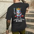 Energy Drink King Tin Energy Drink T-Shirt mit Rückendruck Geschenke für Ihn