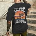 Estoy Jubilado Hombre Jubilación Pensionista Camiseta Hombre Estampado Espalda Regalos para él