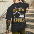 Excavator Driver Digger Guide Construction Worker Construction Nur Ein Digger T-Shirt mit Rückendruck Geschenke für Ihn