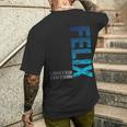 Felix Name First Name Boy Man Birthday T-Shirt mit Rückendruck Geschenke für Ihn