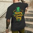 Feliz Día De San Patricio Beber Irlandés Camiseta Hombre Estampado Espalda Regalos para él