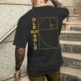 Fibonacci Old But Gold T-Shirt mit Rückendruck Geschenke für Ihn