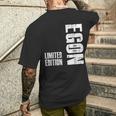 First Name Limited Edition Birthday For Egon T-Shirt mit Rückendruck Geschenke für Ihn