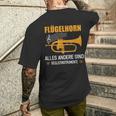 Flugelhorn Flügelhornist Instrument Slogan T-Shirt mit Rückendruck Geschenke für Ihn