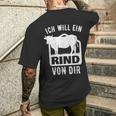 Agriculture Saying I Will A Rindon Dir Fun T-Shirt mit Rückendruck Geschenke für Ihn