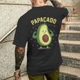 Avocado For Fathers Papacado T-Shirt mit Rückendruck Geschenke für Ihn