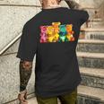 Gummy Bear T-Shirt mit Rückendruck Geschenke für Ihn