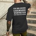 Legendary Representative Saying T-Shirt mit Rückendruck Geschenke für Ihn