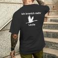 Pause Ich Kranich Mehr Bird Saying Joke T-Shirt mit Rückendruck Geschenke für Ihn