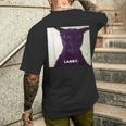 Silly Meme Cat Brainrot Meme Gen Z Meme Men's T-shirt Back Print Gifts for Him