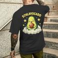 Sleepocado Avocado Sleep Night Sleeping T-Shirt mit Rückendruck Geschenke für Ihn