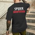 Spider Brother Matching Family Birthday Party Men's T-shirt Back Print Gifts for Him