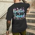Tie Dye Best Friend Matching Bestie Squad Bff Cute Men's T-shirt Back Print Gifts for Him