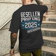 Gesellenprüfung Bestanden 2025 Geselle T-Shirt mit Rückendruck Geschenke für Ihn