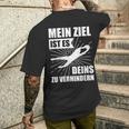 Goalkeeper Goalkeeper Football T-Shirt mit Rückendruck Geschenke für Ihn