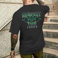 Gracioso Respeto A Los Locales Cocodrilo En El Gimnasio Halterofilia Camiseta Hombre Estampado Espalda Regalos para él