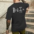 Be Greater Than Average Math T-Shirt mit Rückendruck Geschenke für Ihn