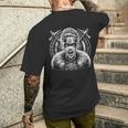 Guerrieriking Runes Armure Haches Mythologie T-shirt imprimé au dos Cadeaux pour lui