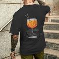 Hallöchen Aperölchen Spritz Party Carnival Club T-Shirt mit Rückendruck Geschenke für Ihn