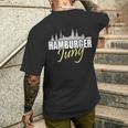 Hamburger Jung Anchor Moin Hamburg T-Shirt mit Rückendruck Geschenke für Ihn