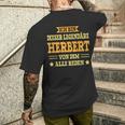 Herbert First Name Name Saying Herbert T-Shirt mit Rückendruck Geschenke für Ihn