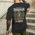Het Is Een Zimmermann Ding Je Zou Het Niet Begrijpen Zimmermann Naam T-Shirt mit Rückendruck Geschenke für Ihn