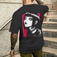 Horror Anime Manga Japan Japanese Creepy Kawaii Goth Punk T-Shirt mit Rückendruck Geschenke für Ihn