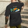 Humuhumunukuapua'a Olelo Hawaiian Reef Triggerfish T-Shirt mit Rückendruck Geschenke für Ihn