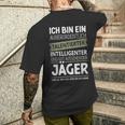 Hunting Deer Hunting Wild Hunter T-Shirt mit Rückendruck Geschenke für Ihn