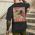 Hyrax Japaneseintage Style Hyrax Meme T-Shirt mit Rückendruck Geschenke für Ihn