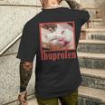 Ibuprofen Cat Meme T-Shirt mit Rückendruck Geschenke für Ihn