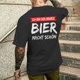 Ich Bin Der Beweis Bier Macht Schön Mit Spruch T-Shirt mit Rückendruck Geschenke für Ihn