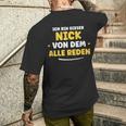 Ich Bin Dieser Nick Ich Bin Dieser T-Shirt mit Rückendruck Geschenke für Ihn