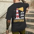 Ich Bin Ein Leuchtturm T-Shirt mit Rückendruck Geschenke für Ihn