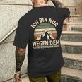 Ich Bin Nur Wegen Dem Kaiserschmarrn Hier Bergsteiger Hiking S T-Shirt mit Rückendruck Geschenke für Ihn