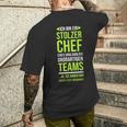 Ich Bin Stolzer Chef Boss Chef T-Shirt mit Rückendruck Geschenke für Ihn