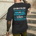 Ich Bin Stolzer Schlagereltern Ich Bin Stolzer Schlager T-Shirt mit Rückendruck Geschenke für Ihn