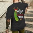 Ich Habe Die Weihnachtsgurke Finden T-Shirt mit Rückendruck Geschenke für Ihn