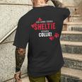 Ich Habe Einen Sheltie Sheltie Lovers Shetland Sheepdog T-Shirt mit Rückendruck Geschenke für Ihn