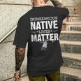 Indigenous Native Lives Matter Native American Day Indian Sin Mangas Camiseta Hombre Estampado Espalda Regalos para él