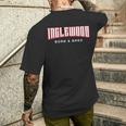 Inglewood Born And Bred Californiaille Natale Californie État D'origine T-shirt imprimé au dos Cadeaux pour lui
