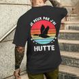 Je Peux Pas J'ai Hutteintage Humour Chasse T-shirt imprimé au dos Cadeaux pour lui