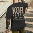 Jecheon-Si Corée T-shirt imprimé au dos Cadeaux pour lui