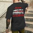 Jena The Birth Place Of Legends T-Shirt mit Rückendruck Geschenke für Ihn