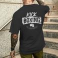 Kickboxing Boxer Kickboxer Kick Boxing T-Shirt mit Rückendruck Geschenke für Ihn