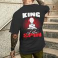 King Of The Spin Edm Dj Music Lover Camiseta Hombre Estampado Espalda Regalos para él