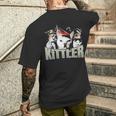 Kittler Cat Cool Cats And Kittens T-Shirt mit Rückendruck Geschenke für Ihn