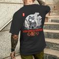 Kokoro Kubari Cherry Blossom Kitten Samurai Para Amantes Del Anime Camiseta Hombre Estampado Espalda Regalos para él